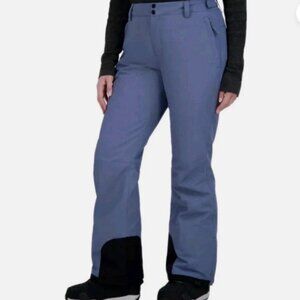 NWT: ROXY WOMEN'S SNOW PANTS (LIGHT BLUE/GREY) Size XL